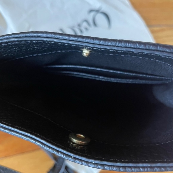 Quince Italian Leather Phone Crossbody Black - Picture 2 of 2